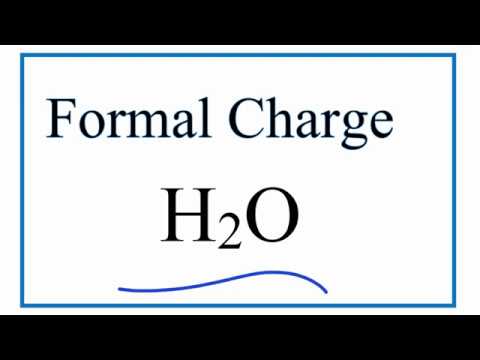 How to Calculate the Formal Charges for H2O (Water)