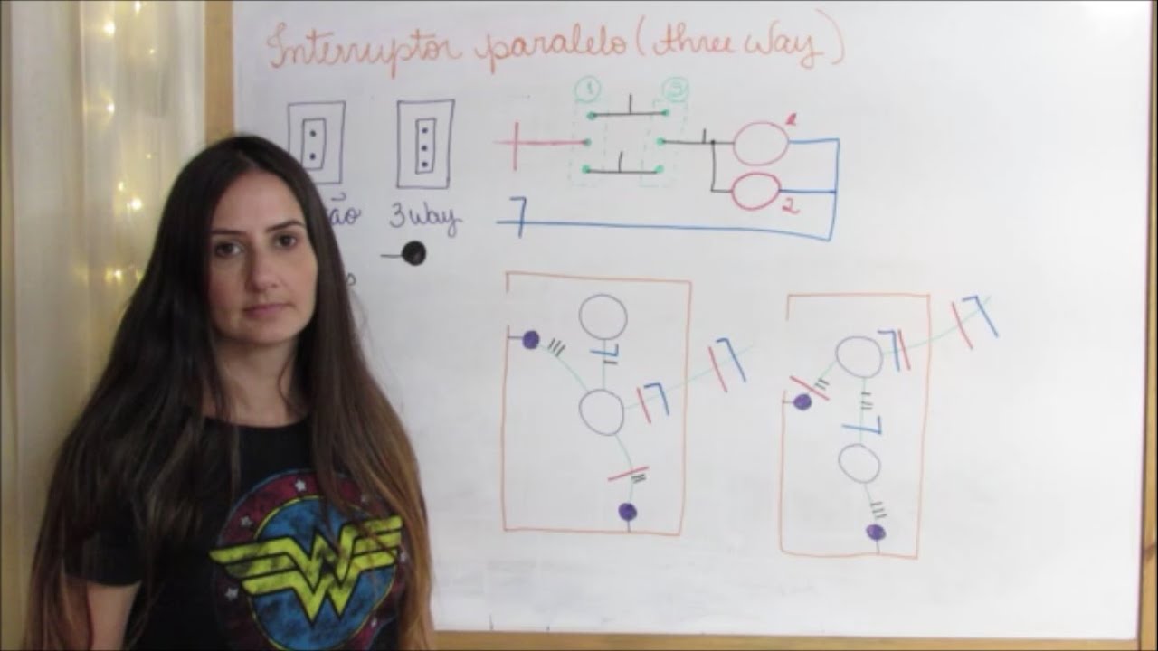 Projetos de Instalações Elétricas - Aula 08 - Ligação de interruptor paralelo ou three way