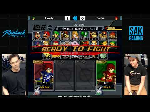 Runback 2018 Low Tier Losers Round 4 - Loyalty (Green/Blue Roy) vs Contra (Red Roy)