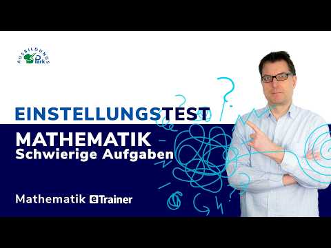 Einstellungstest Mathematik schwierige Aufgaben – 5 schwere Aufgaben einfach erklärt #mathematik