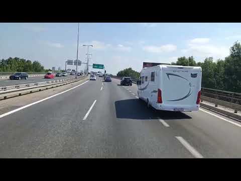 Driving in Slovakia, D2 - D1 Jarovce - Bratislava