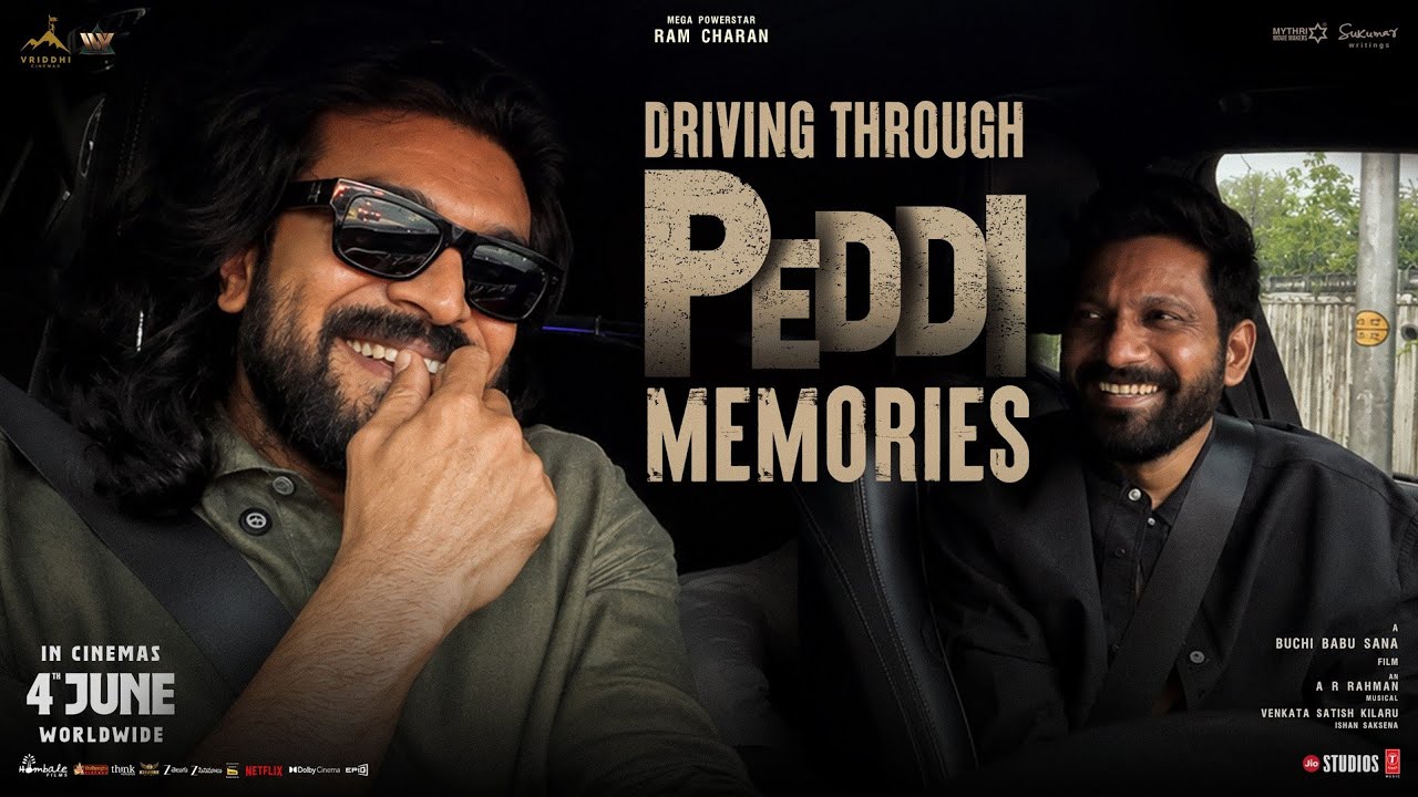 Driving Through Peddi Memories | Ram Charan | Buchi Babu Sana | Janhvi Kapoor | A R Rahman