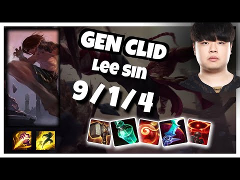 Lee Sin vs Graves GEN Clid JUNGLE (9/1/4) Gameplay Replay - Patch 10.23