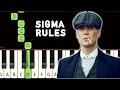 Sigma Rule Song | Piano tutorial | Piano Notes | Piano Online #pianotimepass #sigmarule