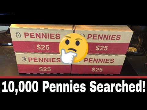 1st YouTube video about how much is 10000 pennies