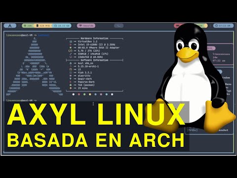 AXYL LINUX 🐧 Una Distro con 7 Gestores de Ventanas ~ Tiling Window [V328]