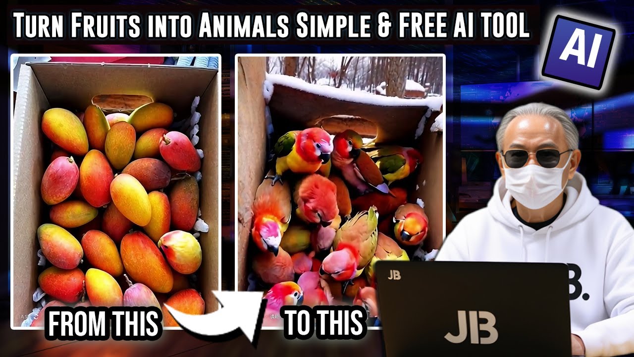 Turn Fruits into Animals Simple & FREE AI TOOL in Hindi