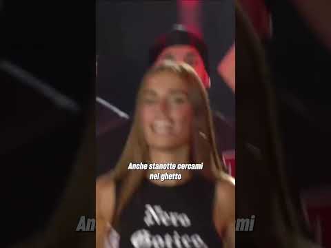 CLARA canta GHETTO LOVE live con ICY SUBZERO