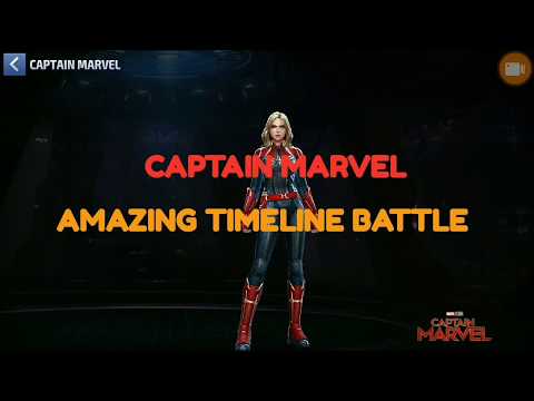 CAPTAIN MARVEL AMAZING TIMELINE BATTLE