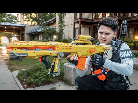 SEAL X NERF WAR : Hero SEALX Tactical Rescue - High-Stakes Crime & Nerf Guns Battle