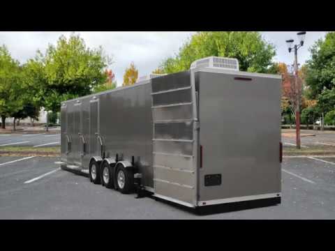 ADA Portable Restrooms Trailer +3 Station Shower Trailer Combo | Sierra Series