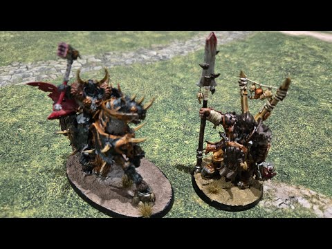 AoS Battle Report: Ogor Mawtribes vs. Slaves to Darkness