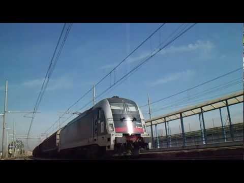 E190.025 Taurus GWR 357 km/h, di OBB, sul MRS 55321 in transito a Torricola