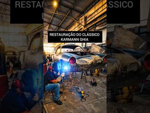 Karmann Ghia 1970 Vermelho Montana parecia estar bonito 🫢😱😲🛠