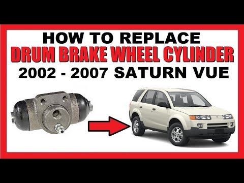 How to Replace a Wheel Cylinder - Rear Drum Brake | 2002 - 2007 Saturn Vue | Complete Change Guide!