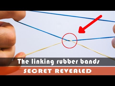 Magic tricks - The linking rubber bands revealed
