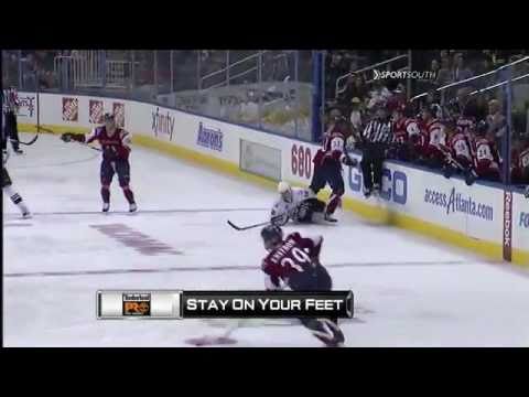 Dustin Byfuglien huge hit on Hall - NHL Sports South Feed