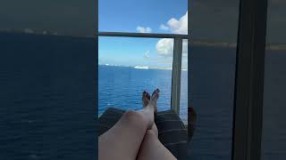 Just Enjoying the View at Sea | Harmony of the Seas Balcony