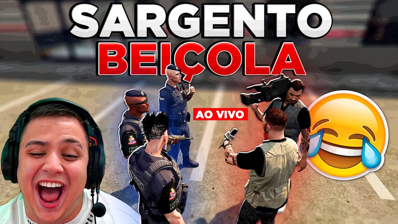 PARTICIPEI DO POLÍCIA 24 HORAS no GTA RP 😂 (Modder Clips)