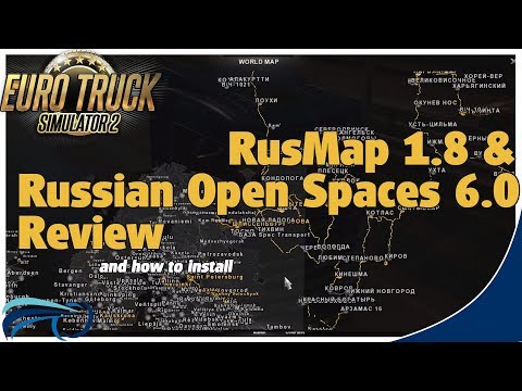 RusMap 1.8 & Russian Open Spaces 6.0 Review and how to