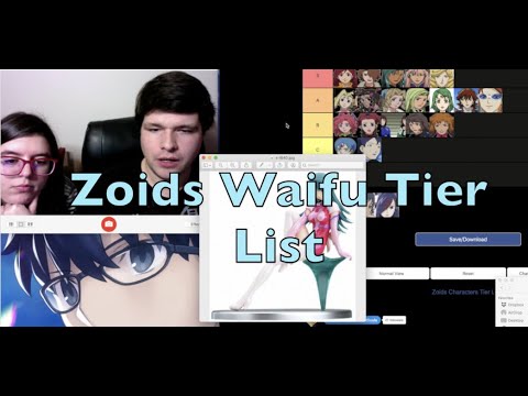 Zoids Characters Waifu Tier List