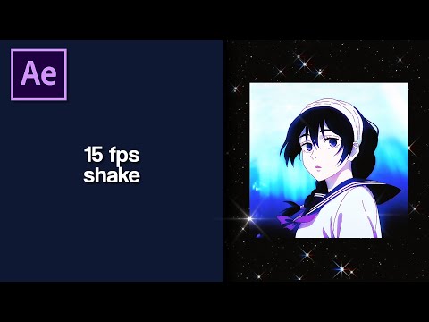 15 fps shake | after effects tutorial
