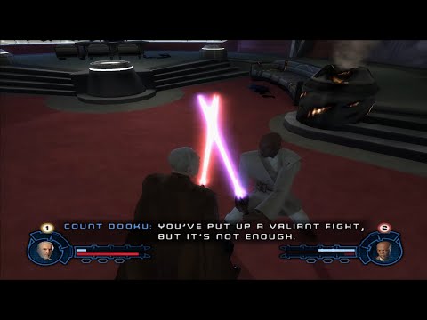 Count Dooku vs Mace Windu | Star Wars Episode III Dooku Gameplay