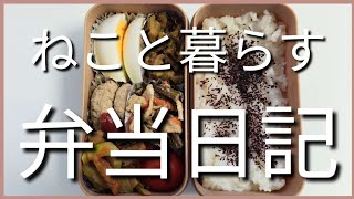 ねこと暮らす前日作り置き弁当日記です