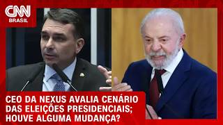 Vídeo: Eleições 2026: Flávio tem vantagem razoável, com Lula ainda competitivo, diz CEO da Nexus | HORA H