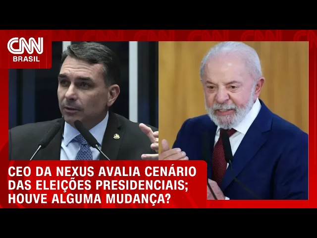 Eleições 2026: Flávio tem vantagem razoável, com Lula ainda competitivo, diz CEO da Nexus | HORA H