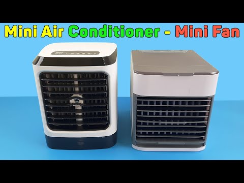 Mini Air Conditioner, Mini Fan Humidifier Purifier | Unboxing And Review