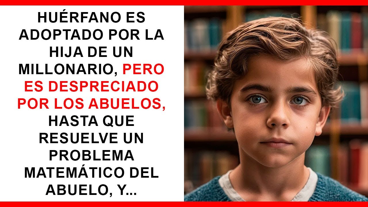Huérfano es adoptado por la hija de un millonario, pero es despreciado hasta resolver un problema.