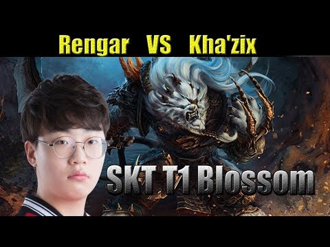 SKT T1 Blossom - Rengar vs Kha'zix Jungle -  LoL Replays SoloQ