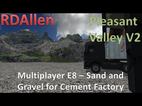 Farming Simulator 15 MP Pleasant Valley V2 E8 - Sand and Gravel for Cement Factory