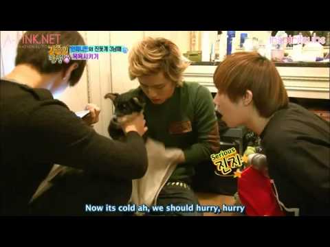 Infinite - Sunggyu blowing Koko~