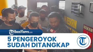 Polres Kupang Kota Berhasil Menangkap 5 Tersangka Pengeroyok Wartawan di Depan PD Flobamor