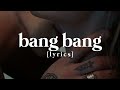 GRAE - Bang Bang [lyrics]