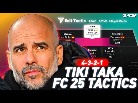🔥⚽ UNLEASH THE PERFECT 4-3-2-1 TIKI-TAKA TACTICS IN FC 25! 🎮🔝✨