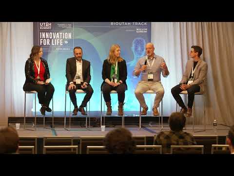 The Evolution of Robotics in Life Sciences panel discussion at the 2024 Utah Life Sciences Summit