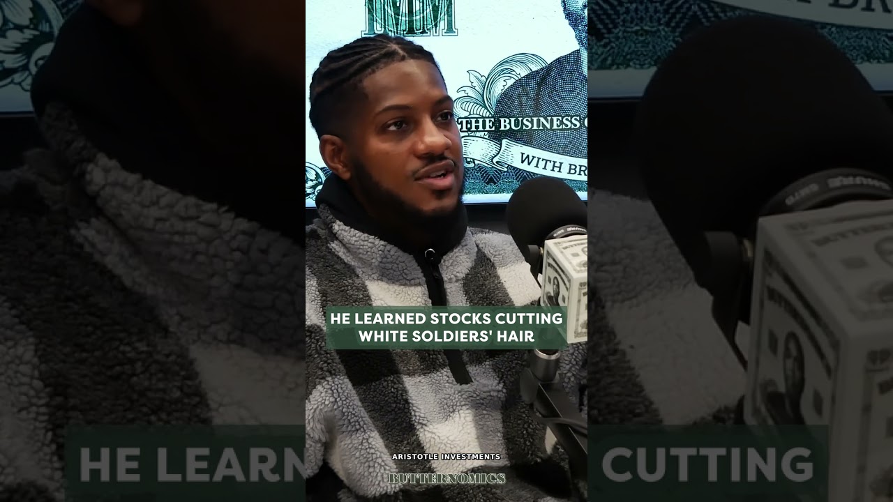 He learned stocks cutting soldiers' hair