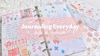 .｡*ﾟ Journal with Me Daily for A Week (Click CC for Indo / Eng Sub)