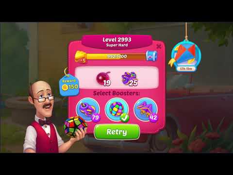 Homescapes Stuck Level 2993