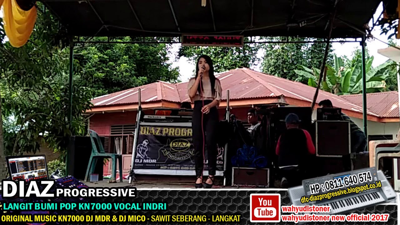 INDRI DIAZ - Langit Bumi ðŸŽ¤(Cover) MUSIC POP KN7000 DIAZ PROGRESSIVE 2018