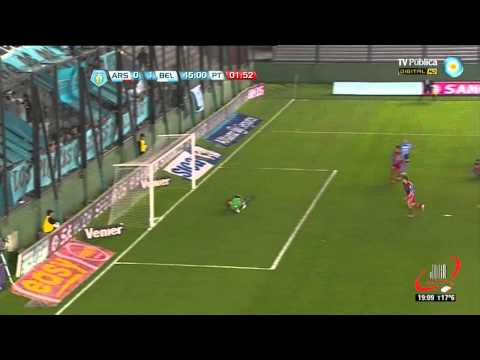 GOL DE PITTINARI - ARSENAL 0 BELGRANO 2 - FECHA 7 (16 09 2012)