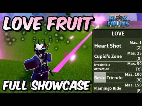 NEW Love Fruit Rework FULL SHOWCASE! | Blox Fruits Love Fruit Full Showcase & Review