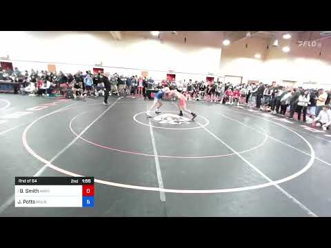 71 Kg Rnd Of 64 - Benjamin Smith, Maryland Vs Jackson Potts, Mountain View High School Wrestling F