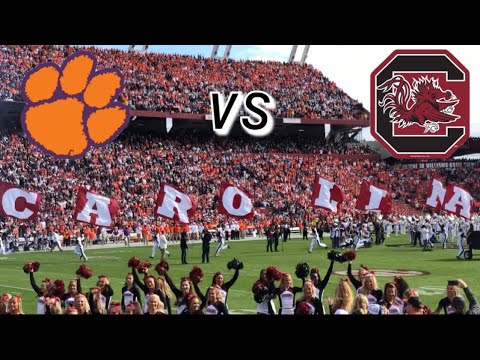 University of South Carolina VS Clemson Football Entrance & Sandstorm