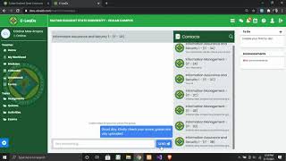 SKSU E-LeaDS: How to send messages and view group chats