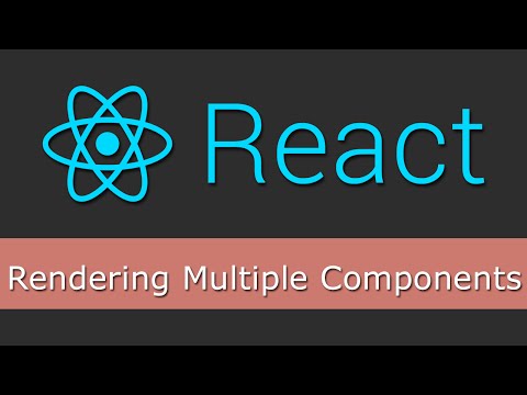 React JS Tutorials for Beginners 4 Rendering Multiple Components