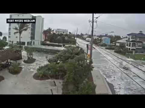 Hurricane Ian timelapse
